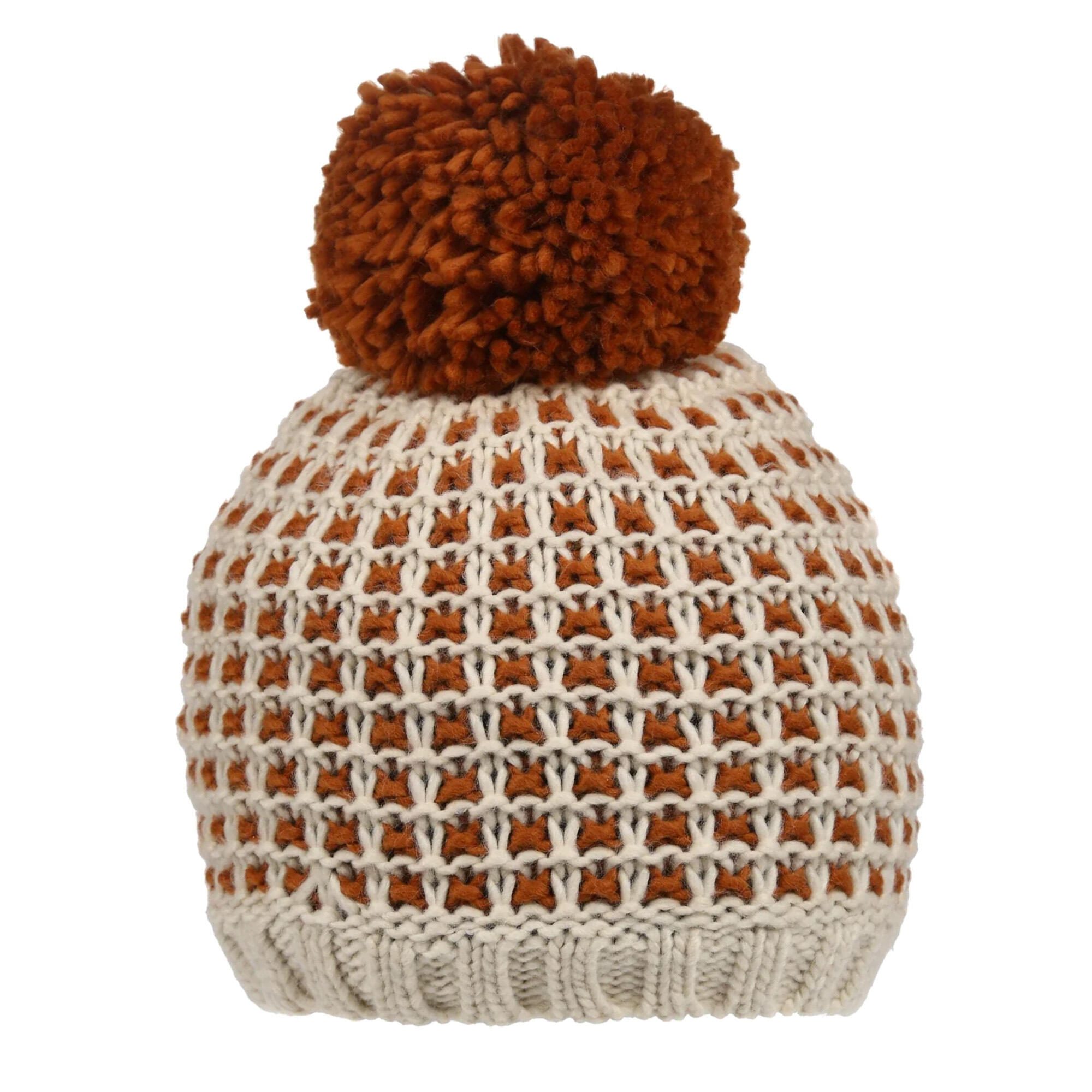Cappello A Cuffia Pon Pon Donna Regatta Dalary Vaniglia Chiaro Mandorla Rame 2/5