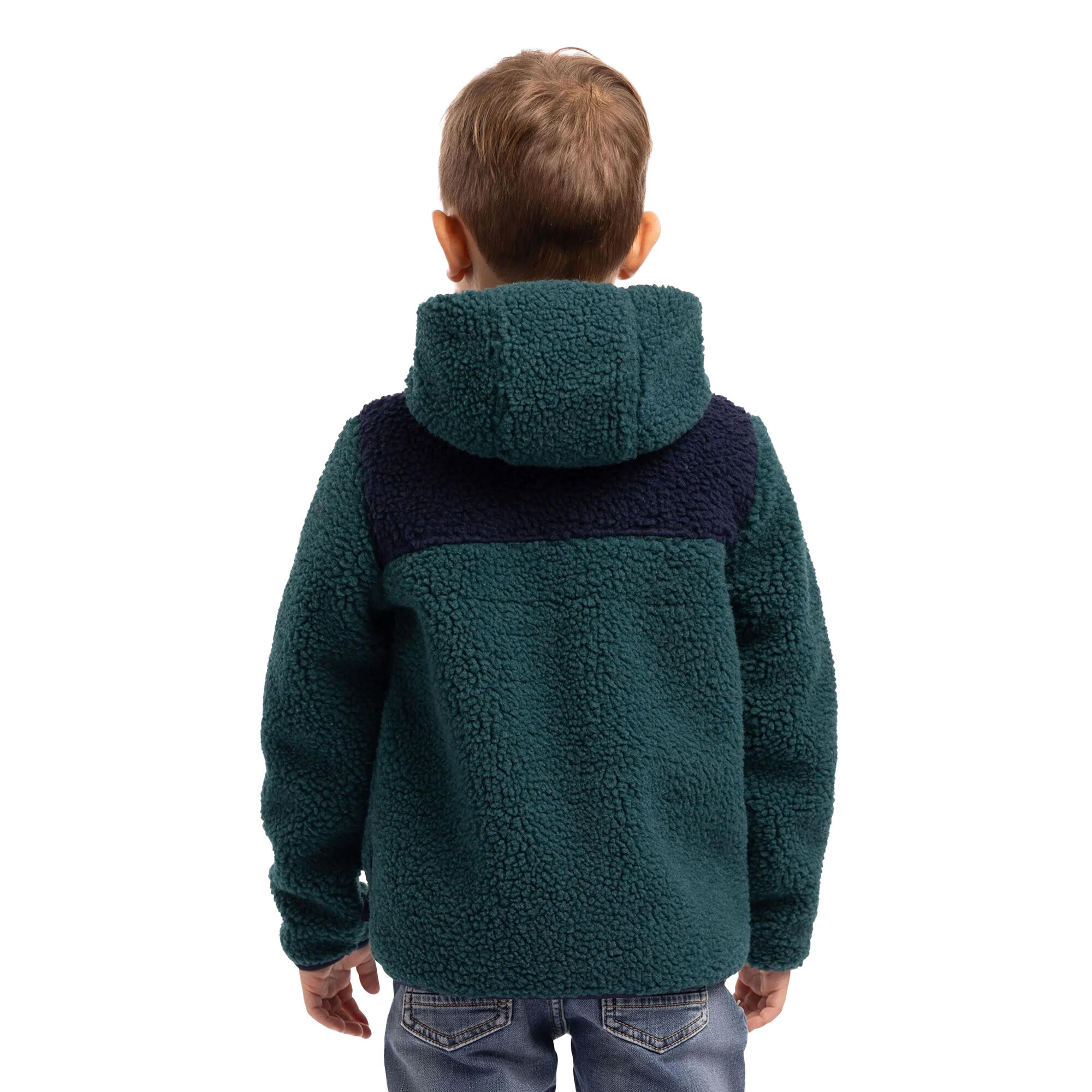 Veste Polaire LINDENN Enfant (Vert Sombre) 3/5