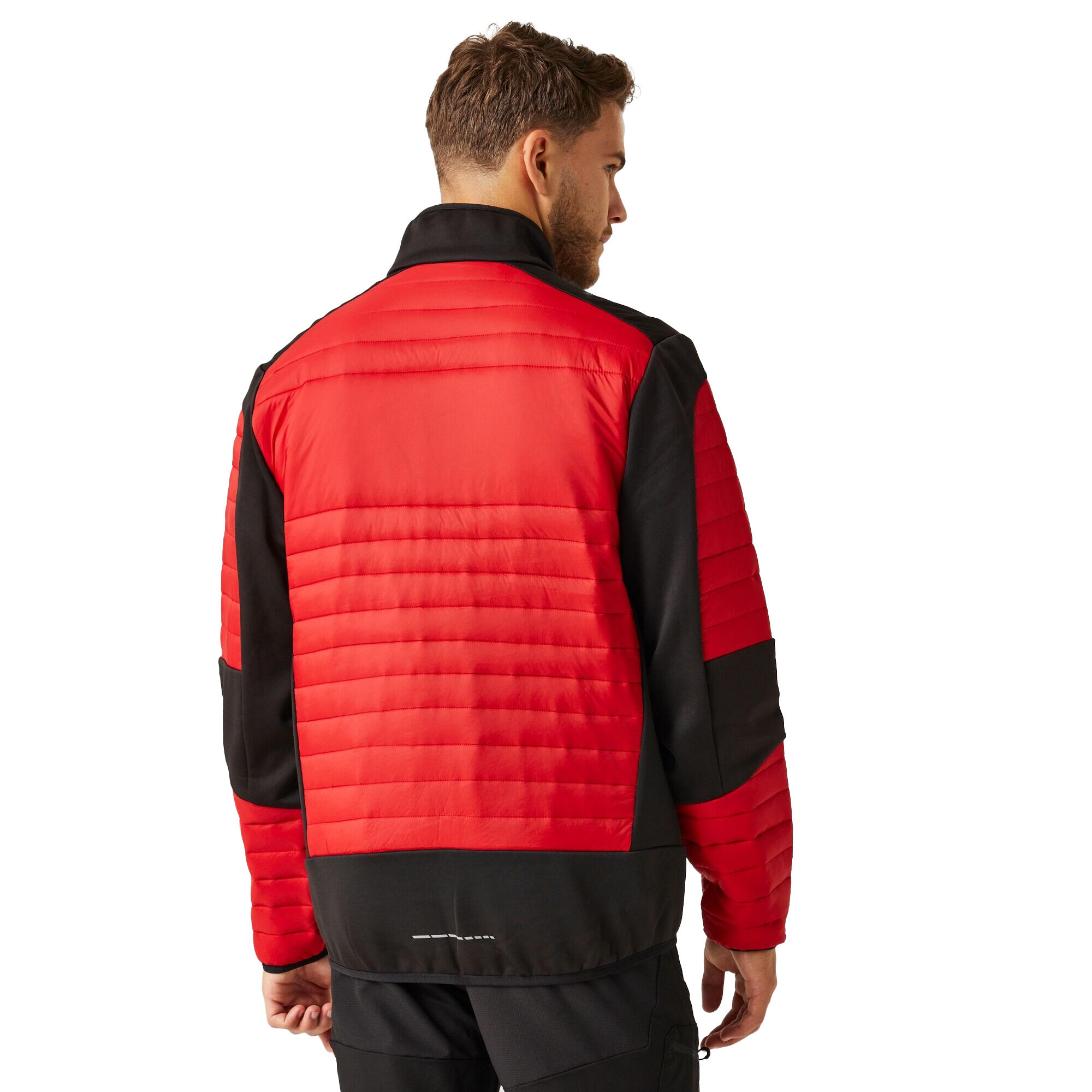 Mens Thermal Hybrid Jacket (Classic Red/Black) 4/5