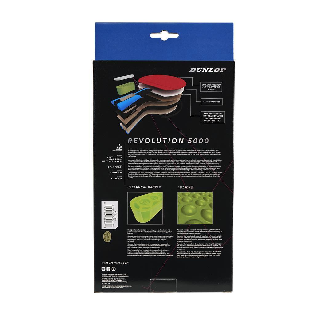 Raquette de tennis de table Dunlop Revolution 5000 4/5