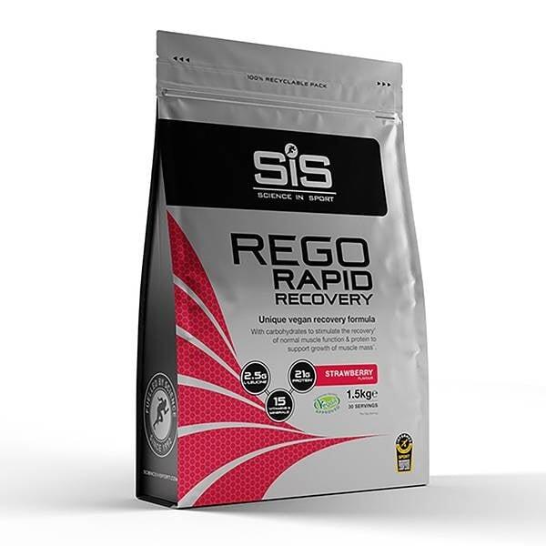 SCIENCE IN SPORT REGO Rapid Recovery Powder - 21g Protein - Strawberry - 1.5KG