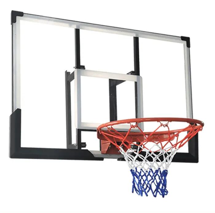 Panou de baschet cu inel cu amortizor 120x80 cm, transparent 6/7