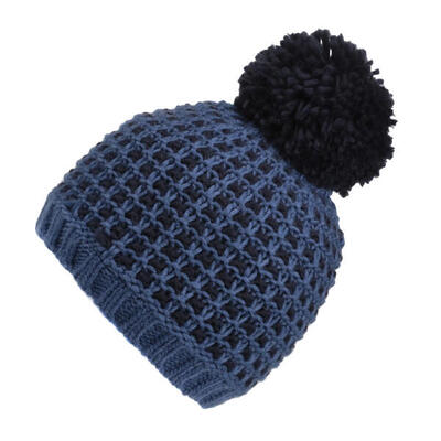 Dames dalary bobble muts (lichte vanille/koperamandel)