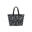 Shopping bag en toile à imprimé animal avec fermeture à glissière