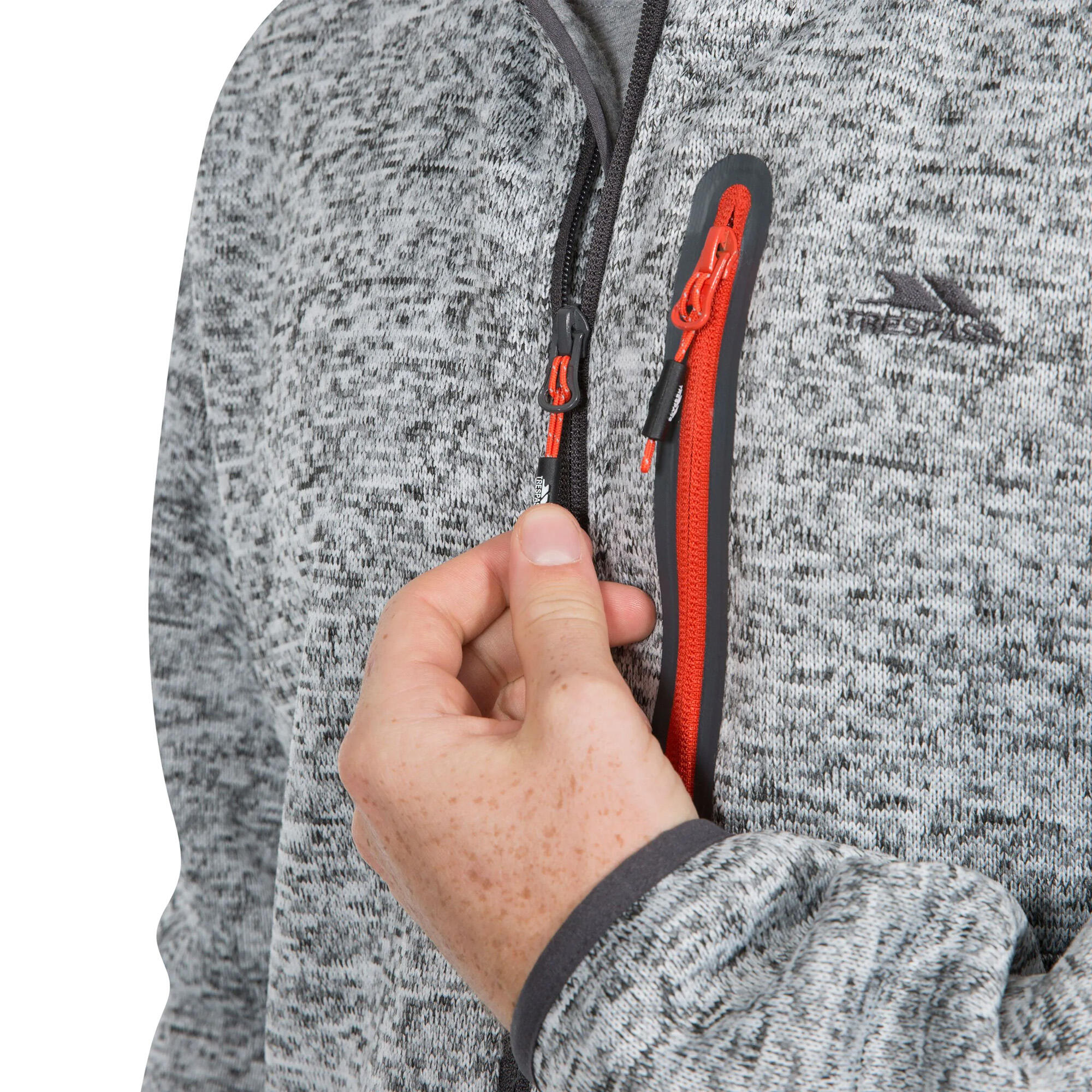 Veste Polaire BINGHAM Homme (Gris Chiné) 3/5