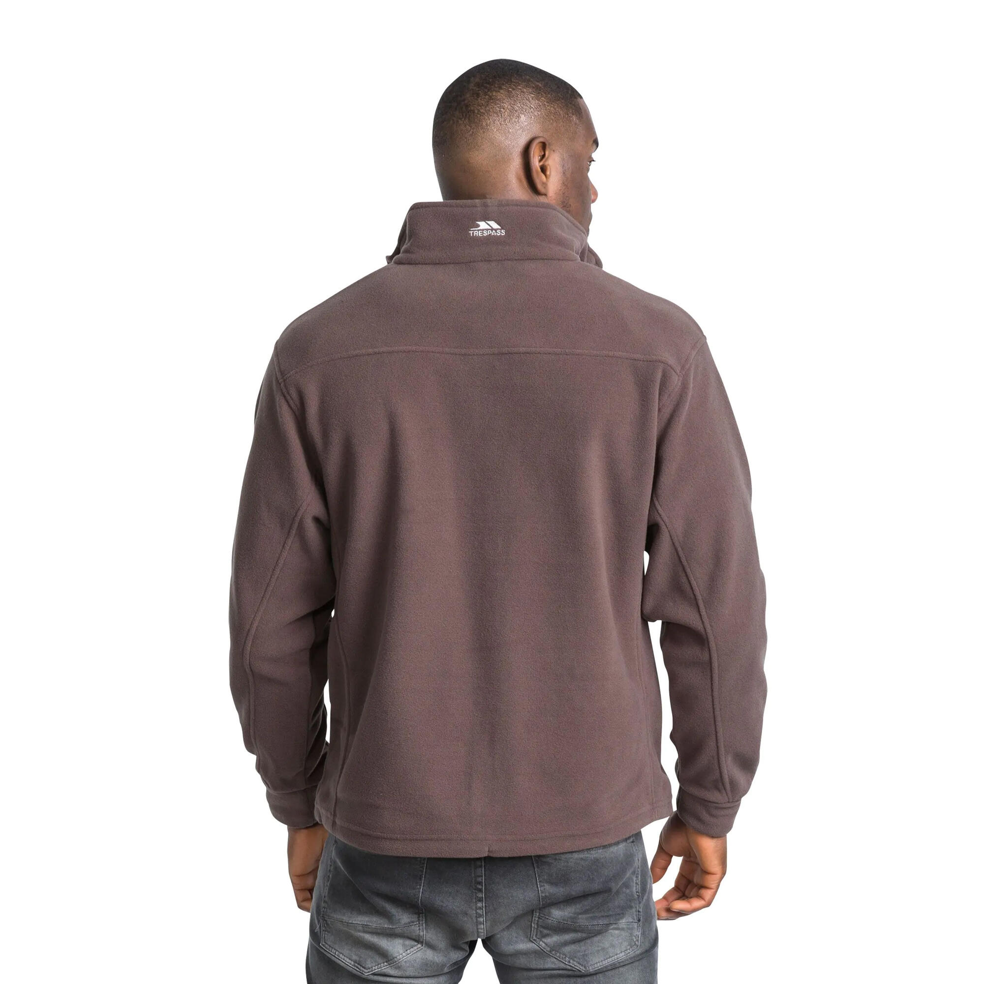 Giacca In Pile Uomo Trespass Bernal Kaki 3/5