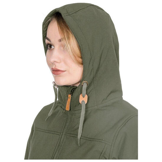Veste Imperméable Longue KRISTEN Femme (Vert)