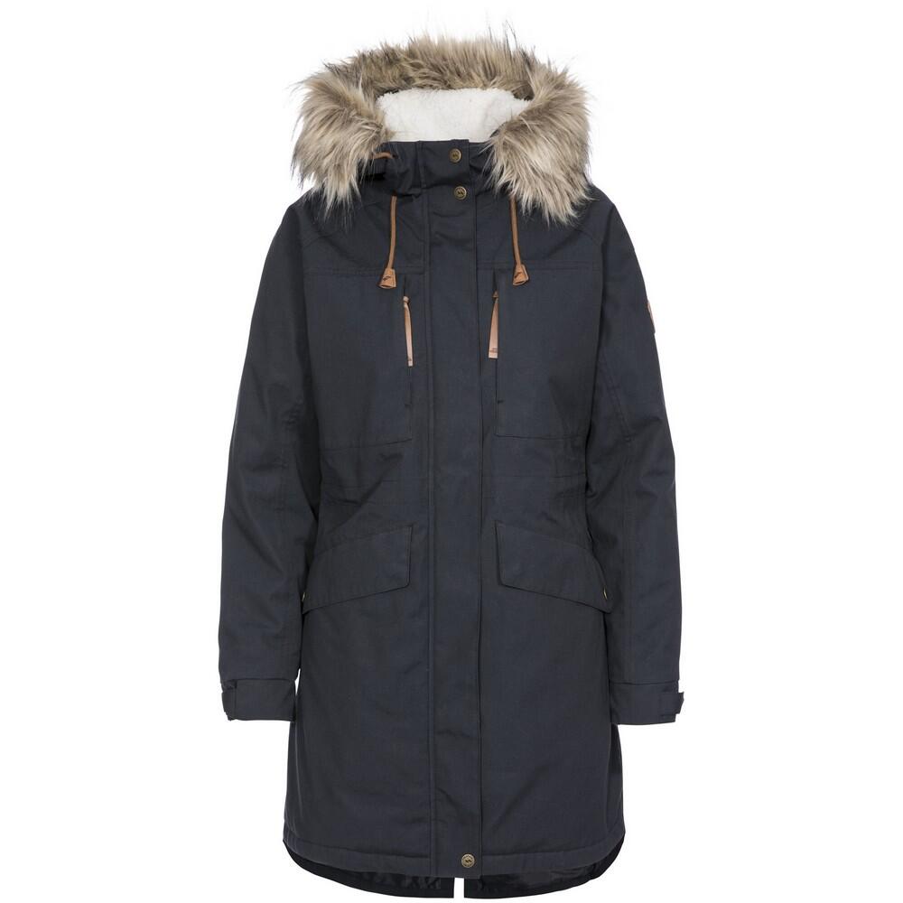 TRESPASS Giacca Impermeabile Donna Trespass Faithful Grigio Scuro