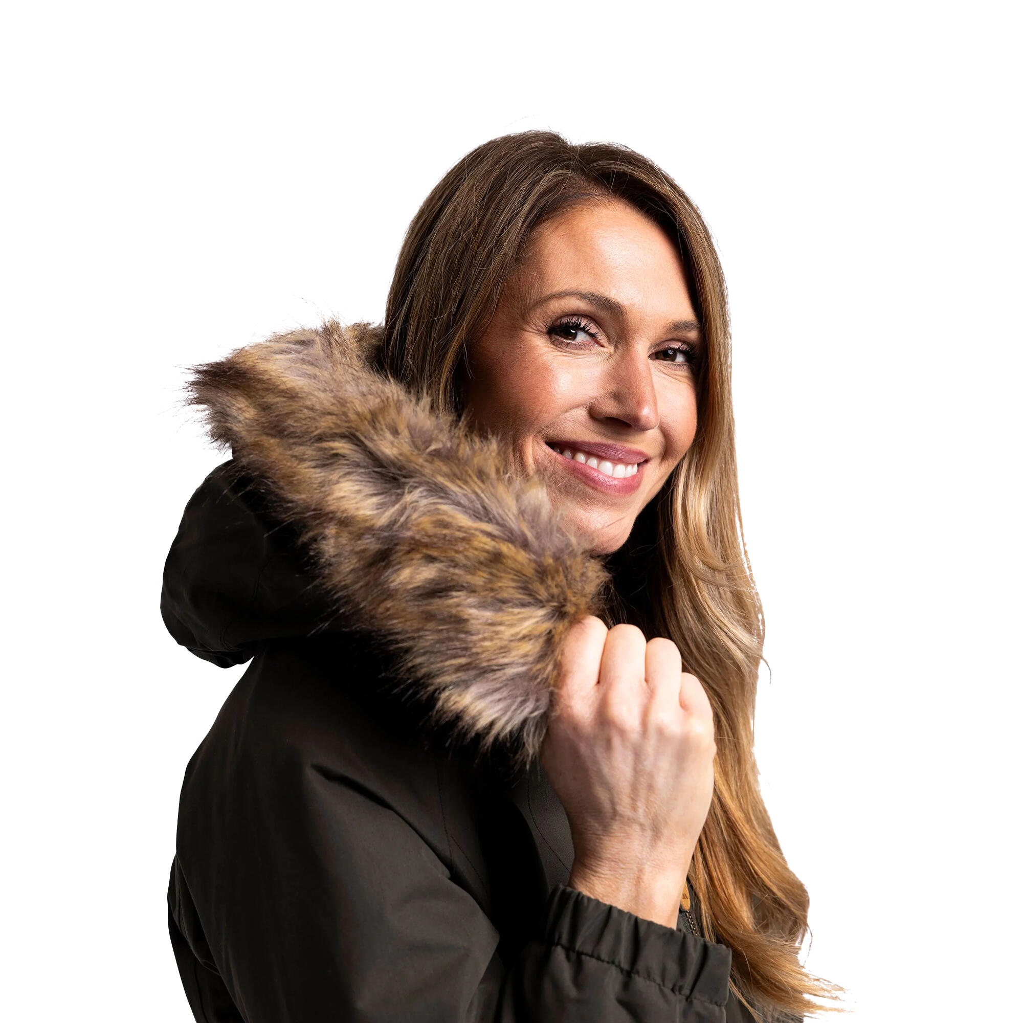 Parka CELEBRITY Femme (Vert Kaki) 3/5