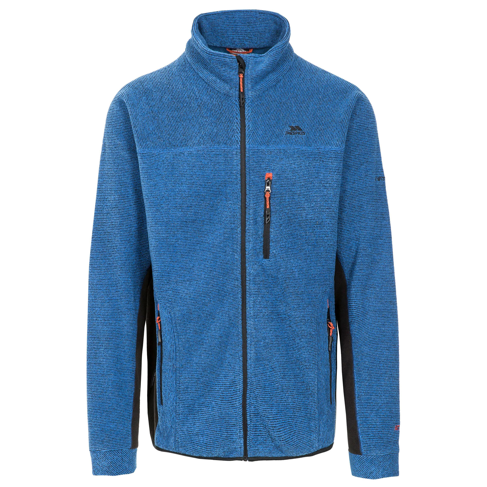 TRESPASS Mens Jynx Full Zip Fleece Jacket (Blue)