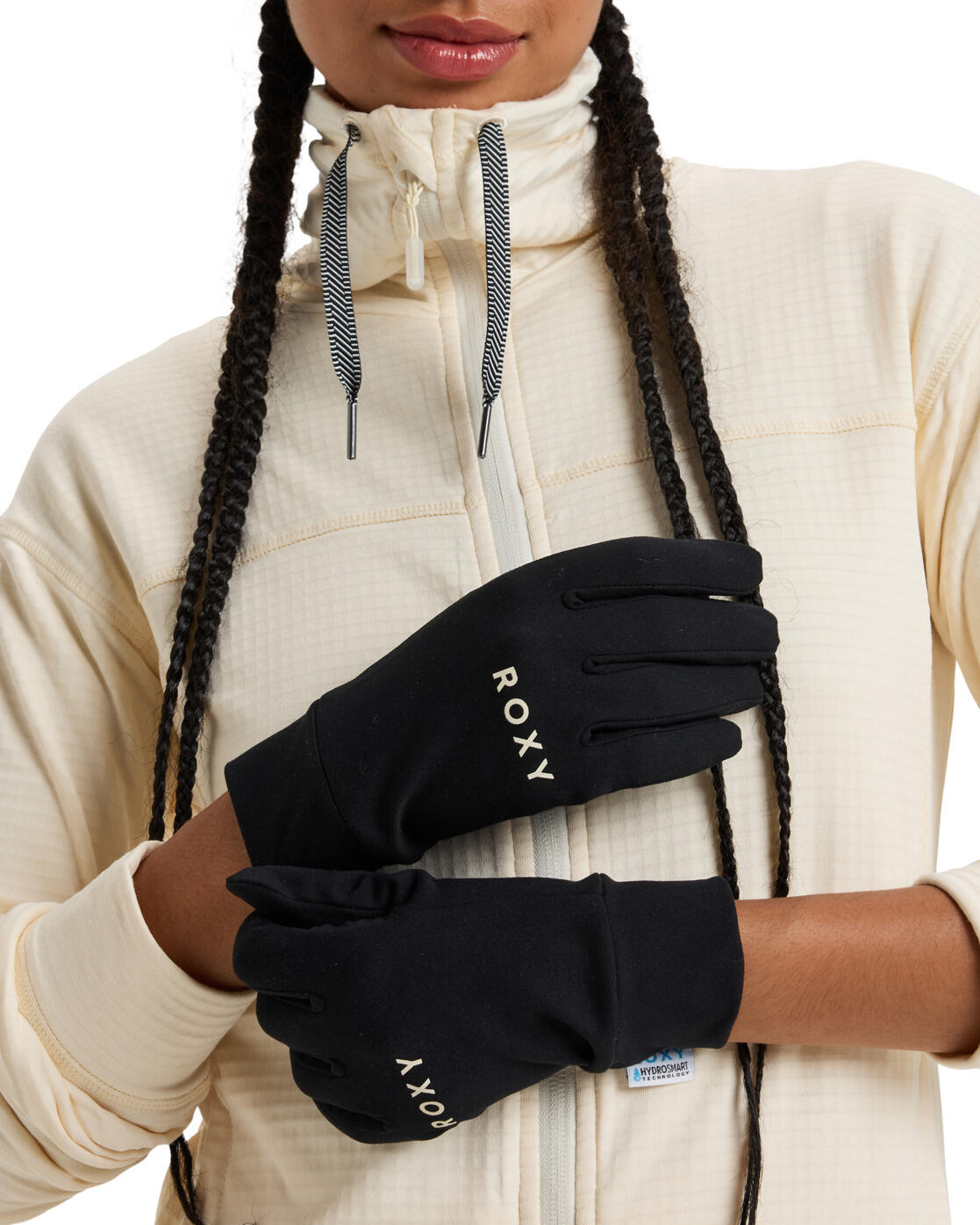 ROXY Snowboard-/Ski-Innenhandschuhe HYDROSMART Schwarz Dames