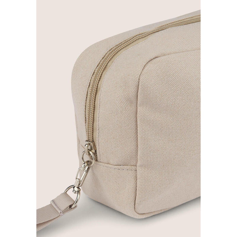 Trousse en toile unicolore