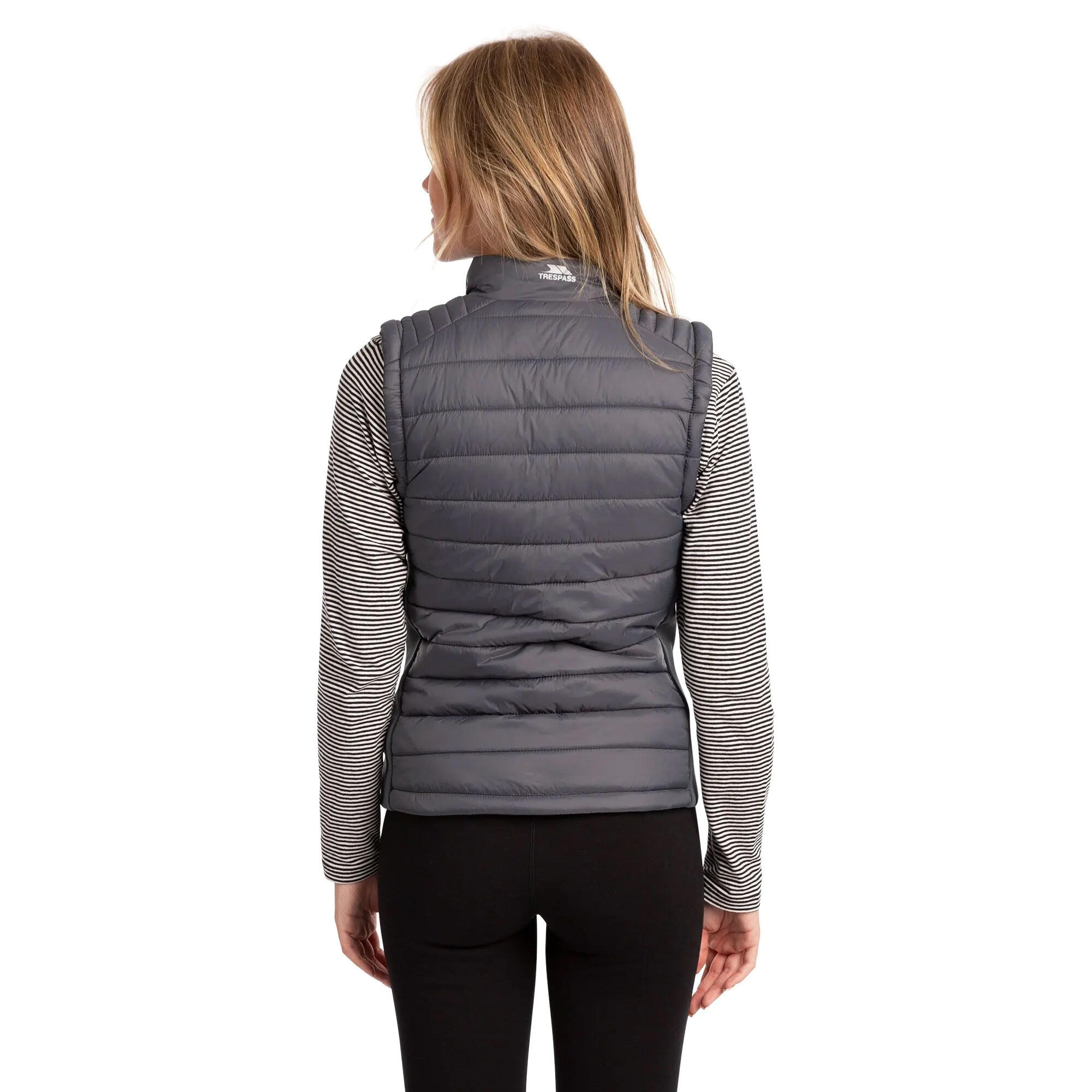 Womens/Ladies Elanora Padded Gilet (Carbon) 3/5