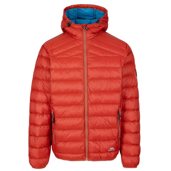 Doudoune WHITMAN Homme rouge sang duvet légère, capuche