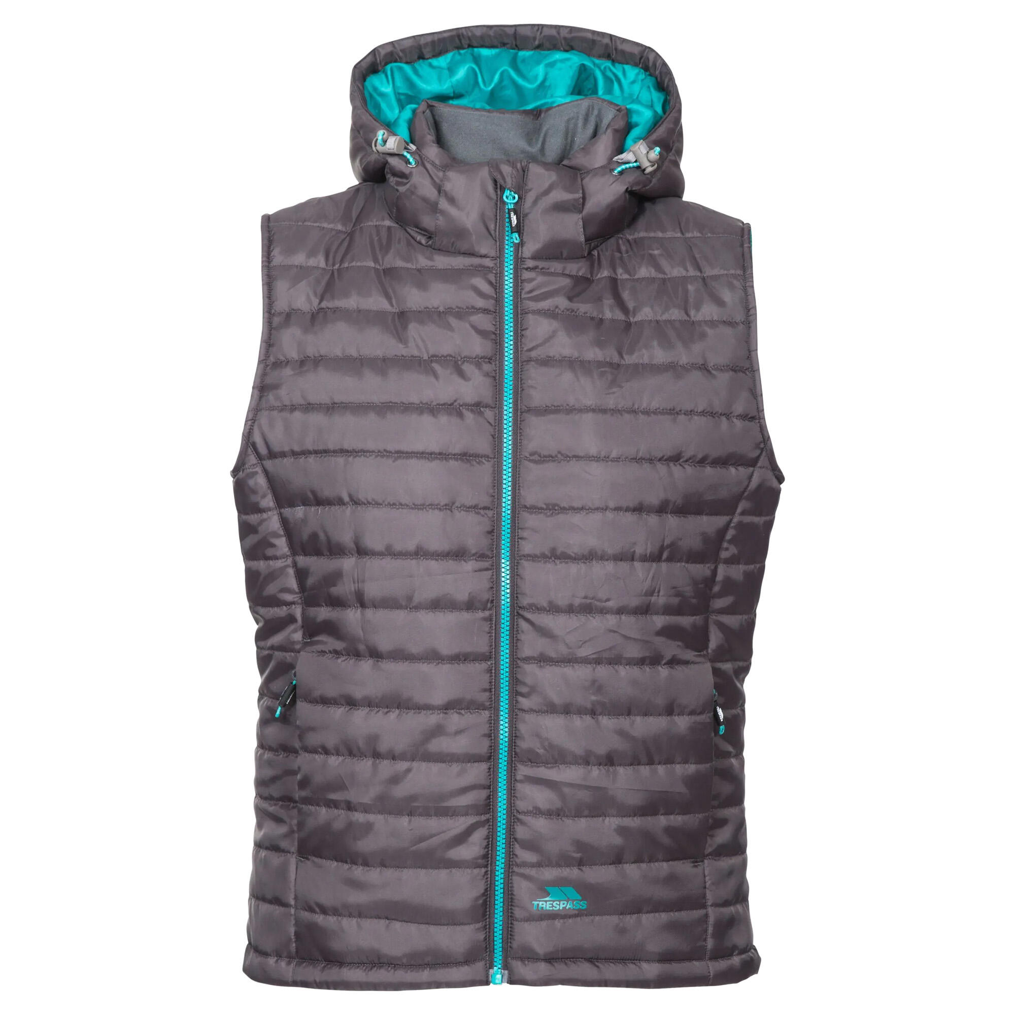 TRESPASS Womens/Ladies Aretha Casual Gilet (Carbon)
