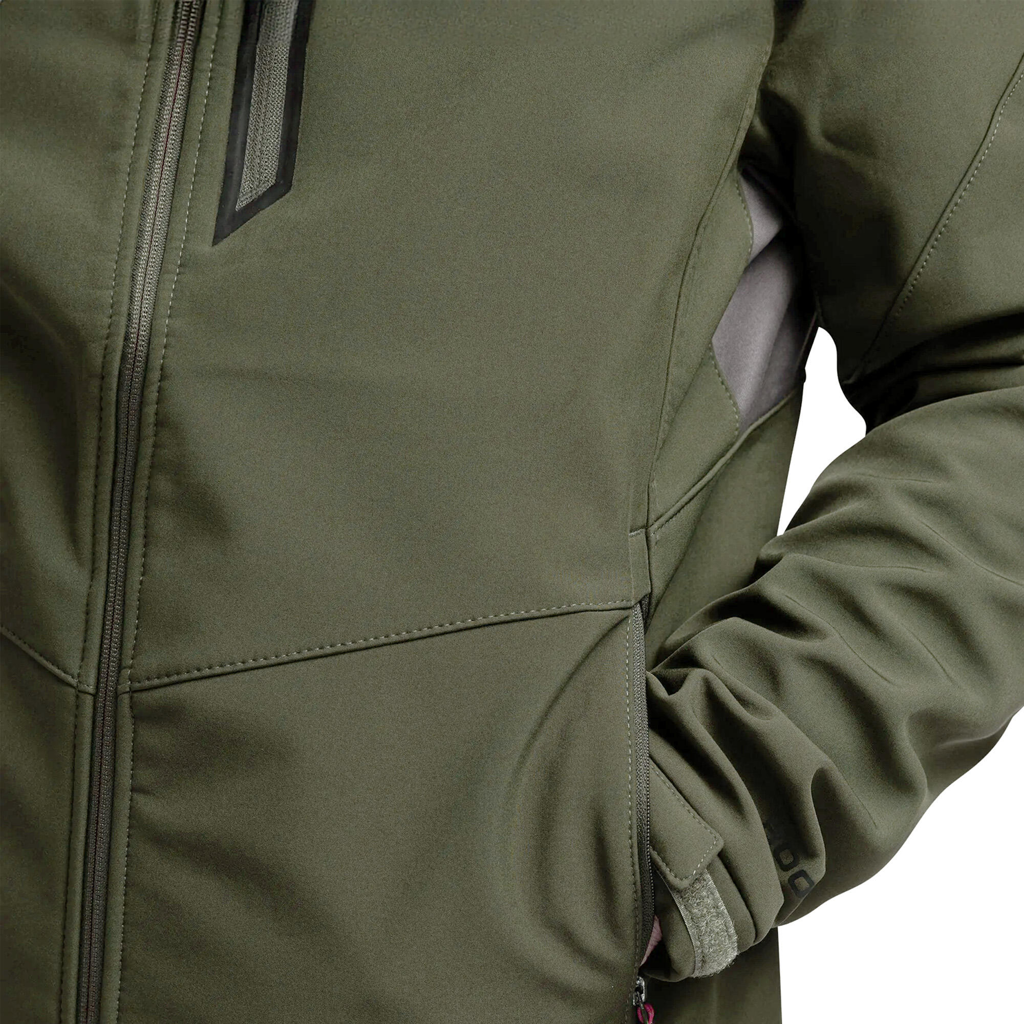 "Marlon" Softshelljacke für Herren Efeu 3/5