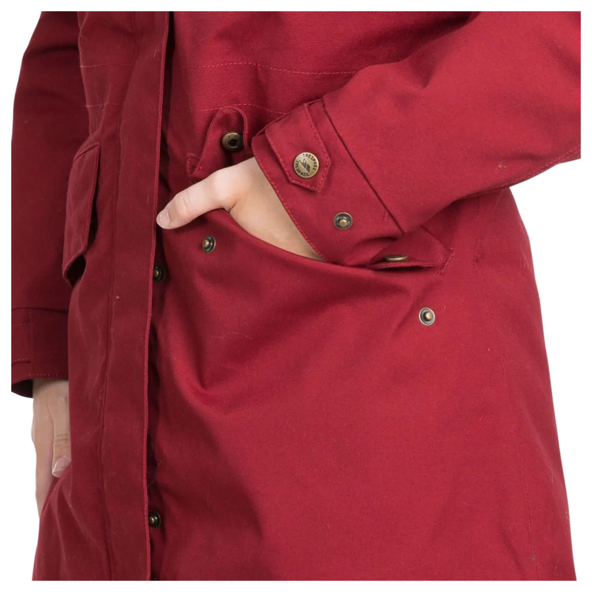 Veste Imperméable FAITHFUL Femme (Bordeaux) 3/5