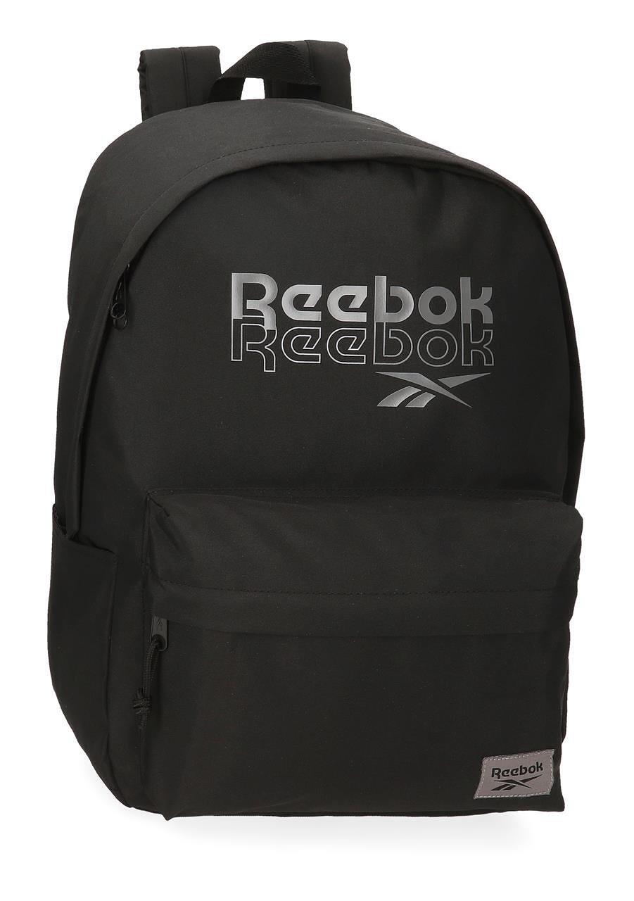 Mochila escolar de dois compartimentos reebok melbourne 45cm preto