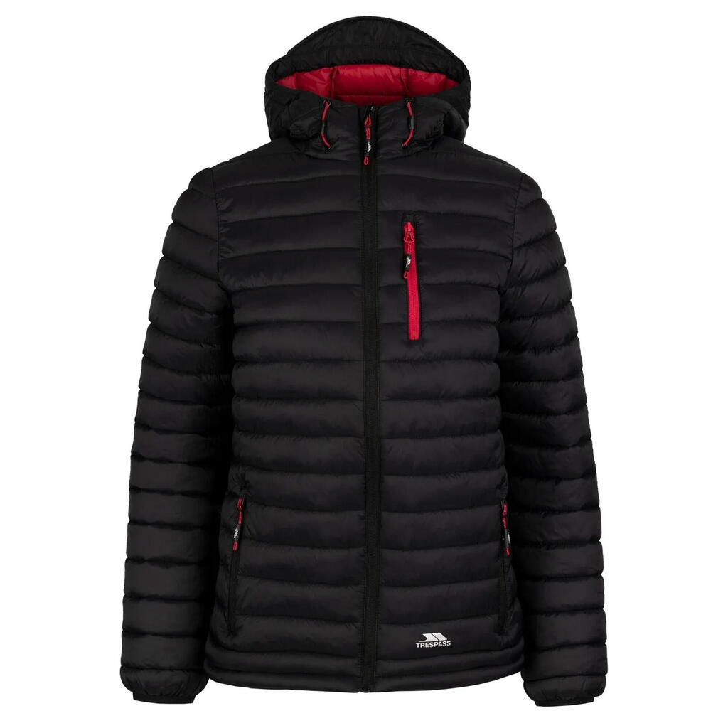 Womens/Ladies Lenka Hooded Padded Jacket (Black)