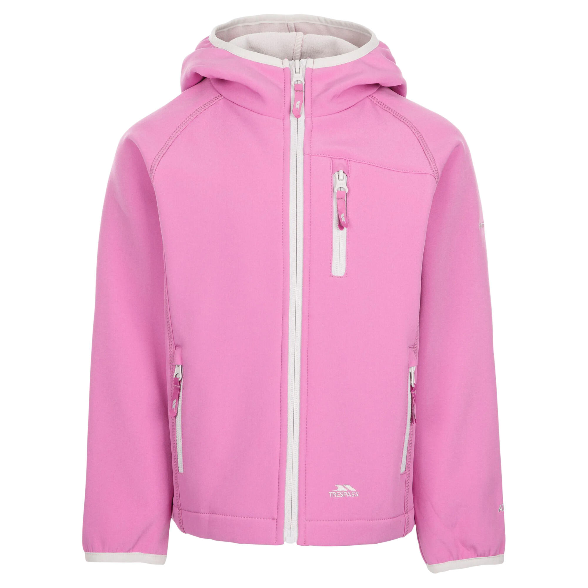 Trespass - Veste Softshell Kian Unisexe (rose) - Softshell - Rose - 10 À 12 Ans - Decathlon