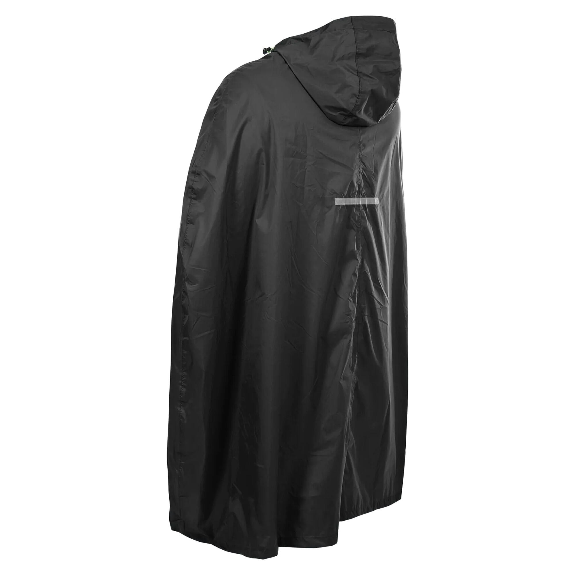 Qikpac Poncho Repliable Adulte Unisexe (Noir) 2/5