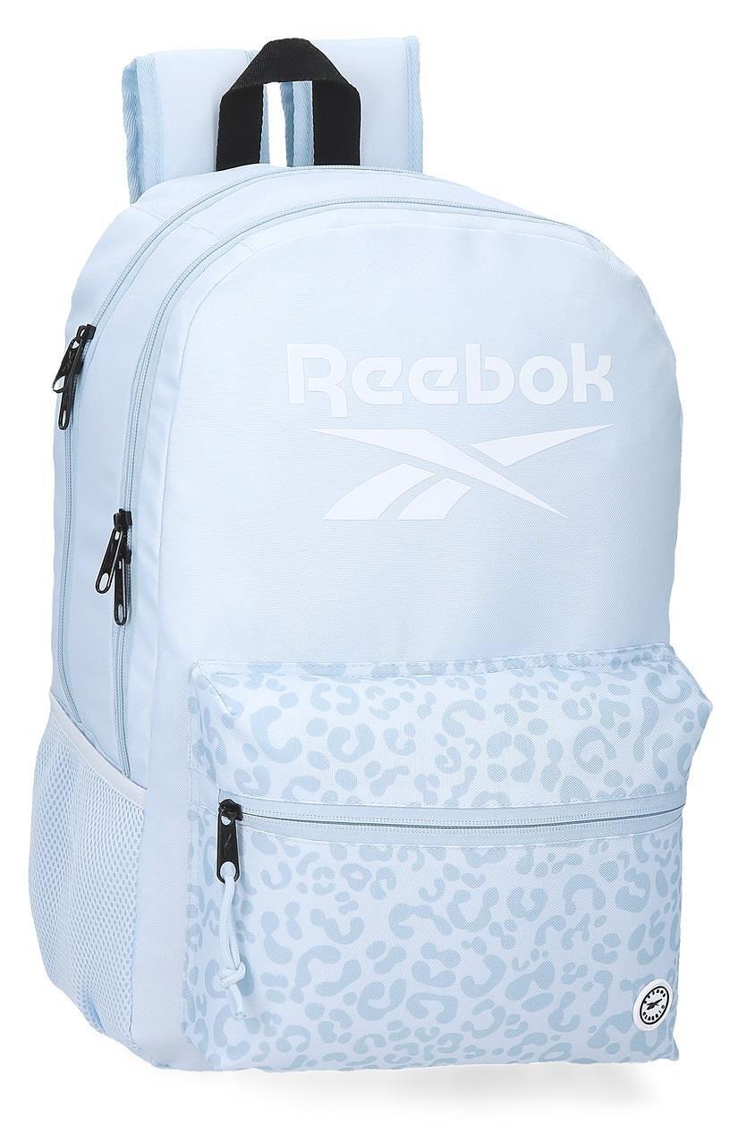 Mochila escolar de dois compartimentos adaptável menina reebok maura 44cm
