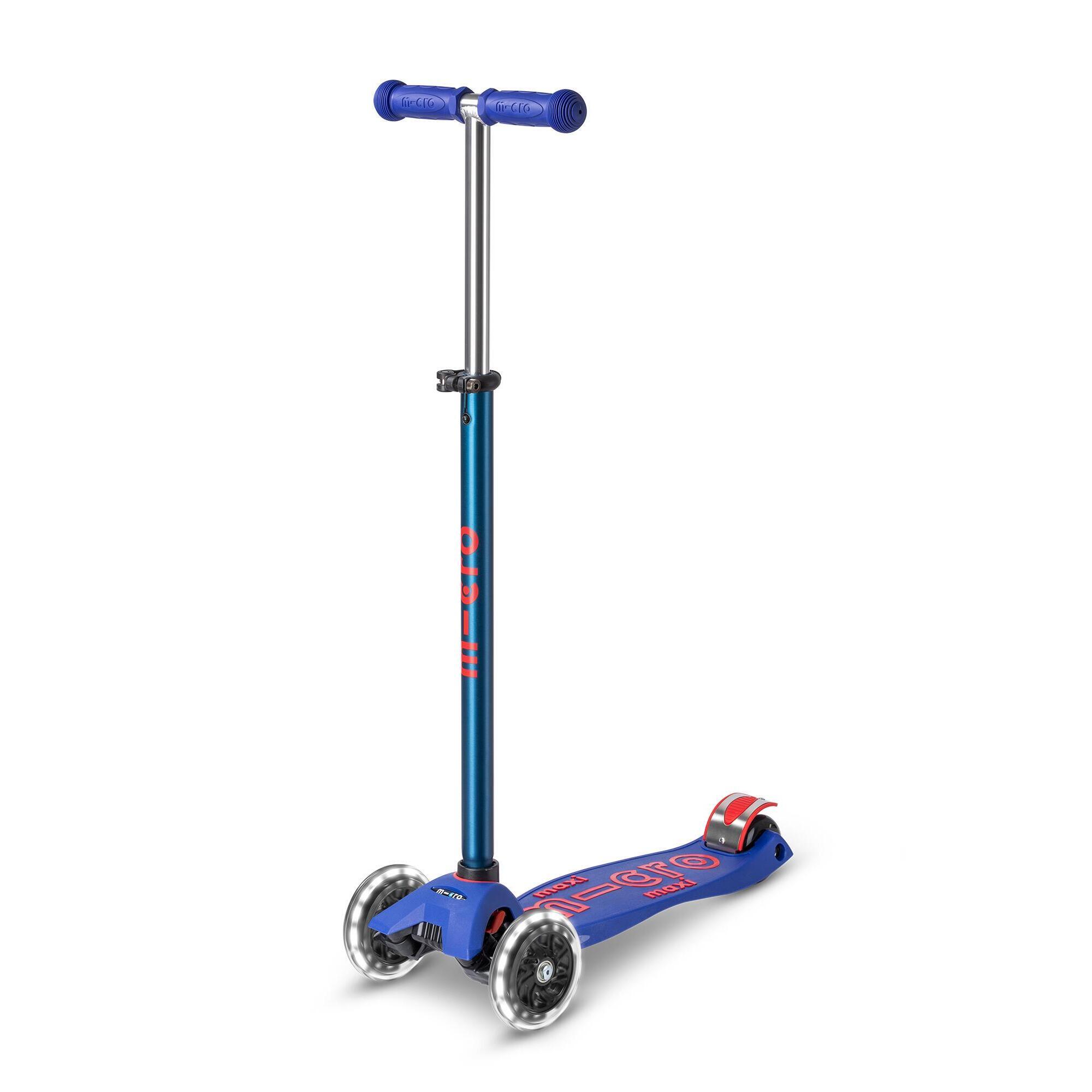 Trotinete Infantil Micro Maxi Deluxe LED Azul
