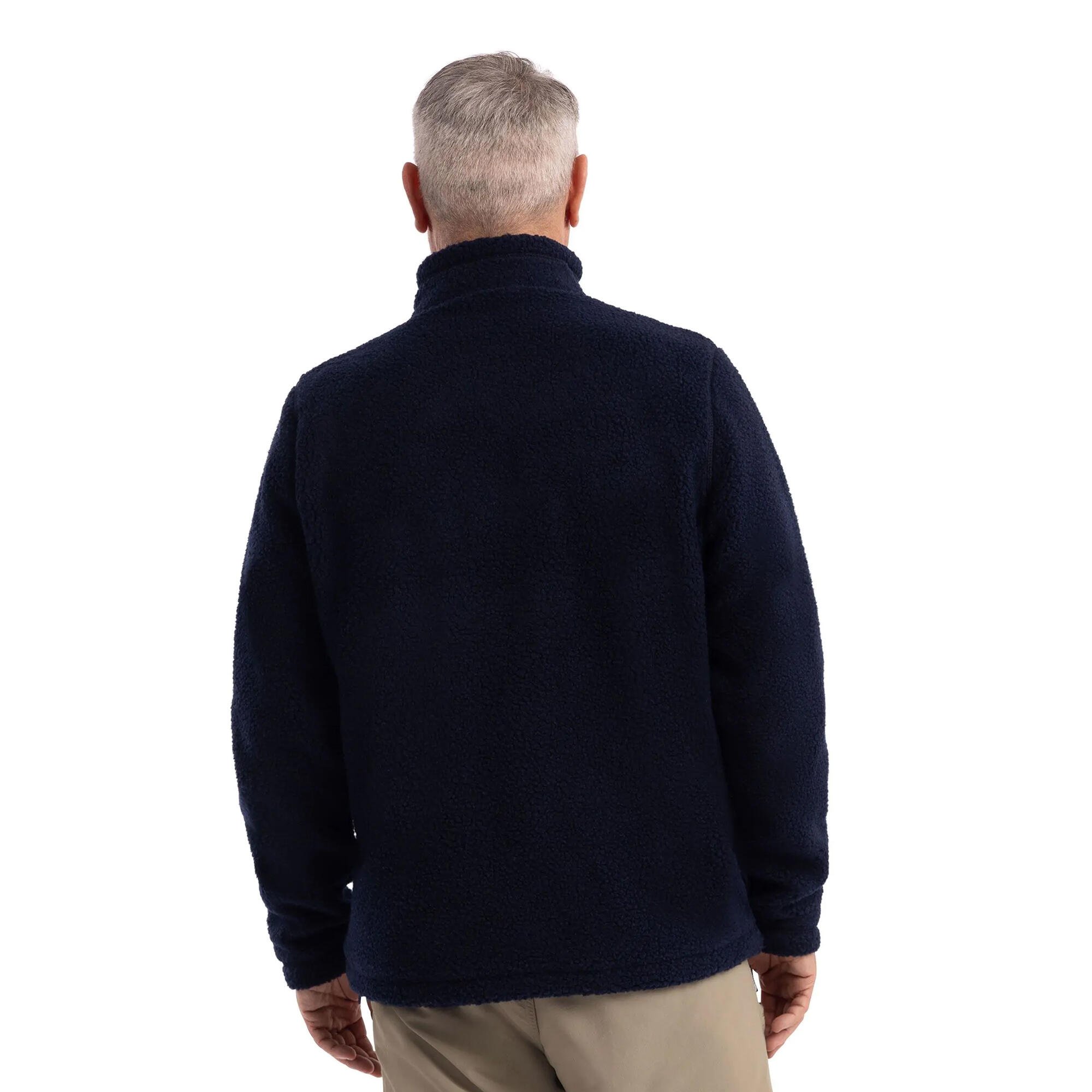 Giacca In Pile Uomo Trespass Buck Blu Navy 3/5