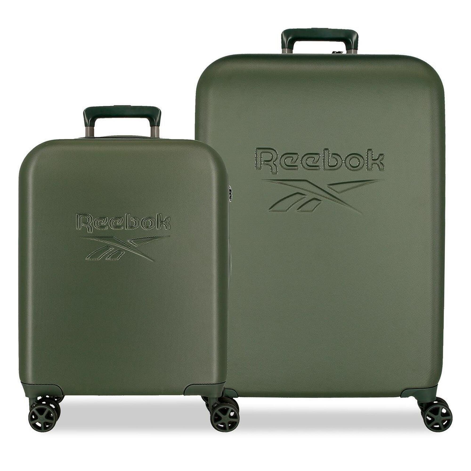 Reebok - Ensemble De Valises Abs Rigides Unisexe Reebok Franklin 110l Kaki - Sac À Dos - Vert - Kid Unique - Decathlon