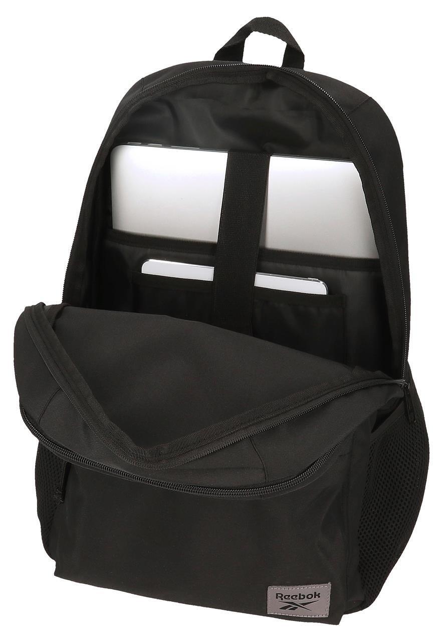 Mochila escolar dos compartimentos chico Reebok Melbourne 44cm negro 3/5