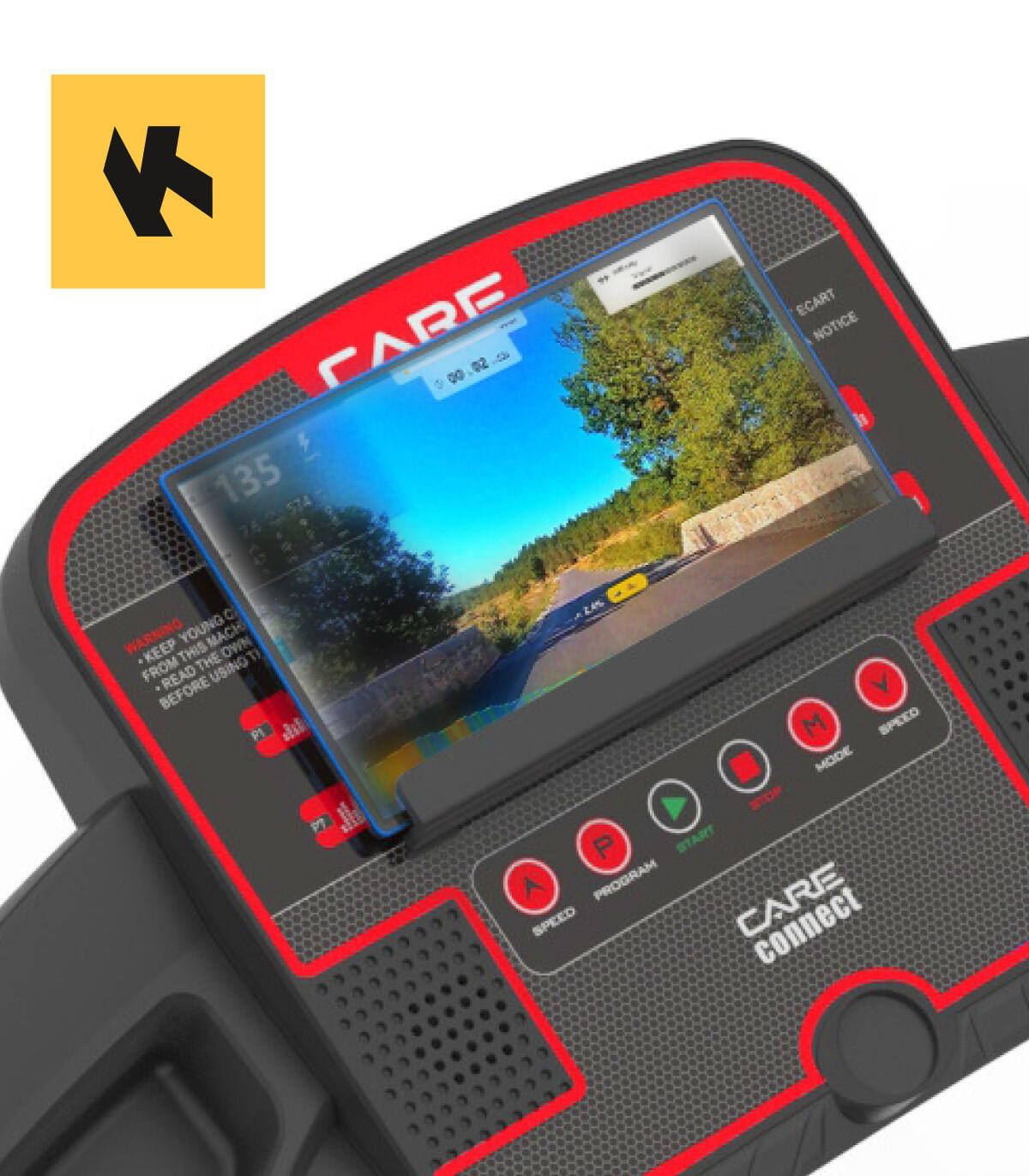 Tapis de course connecté - 14km/h - CARE - KINOMAP 6/8