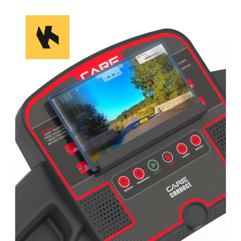 Tapis de course connecté - 14km/h - CARE - KINOMAP