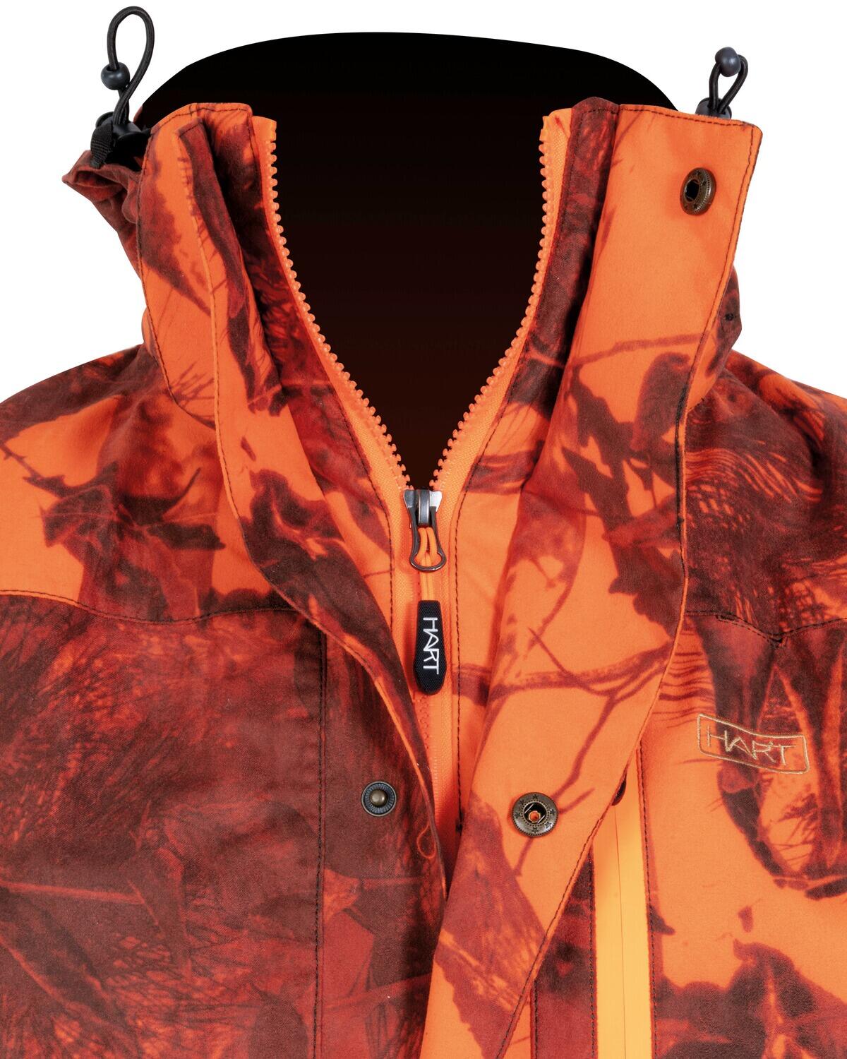 Chaqueta Hart Donon-j Ht Naranja fuego S 7/7
