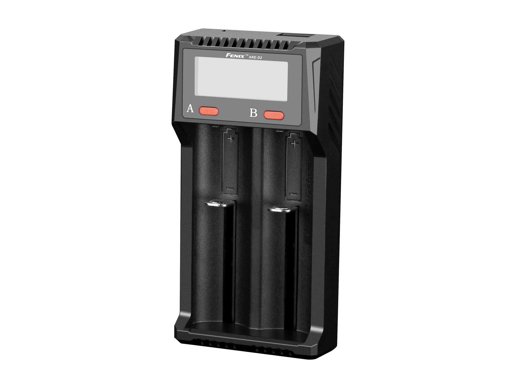 Dubbele usb oplader Fenix Accus 10440/14500/16340/18650/21700/26650 2/5