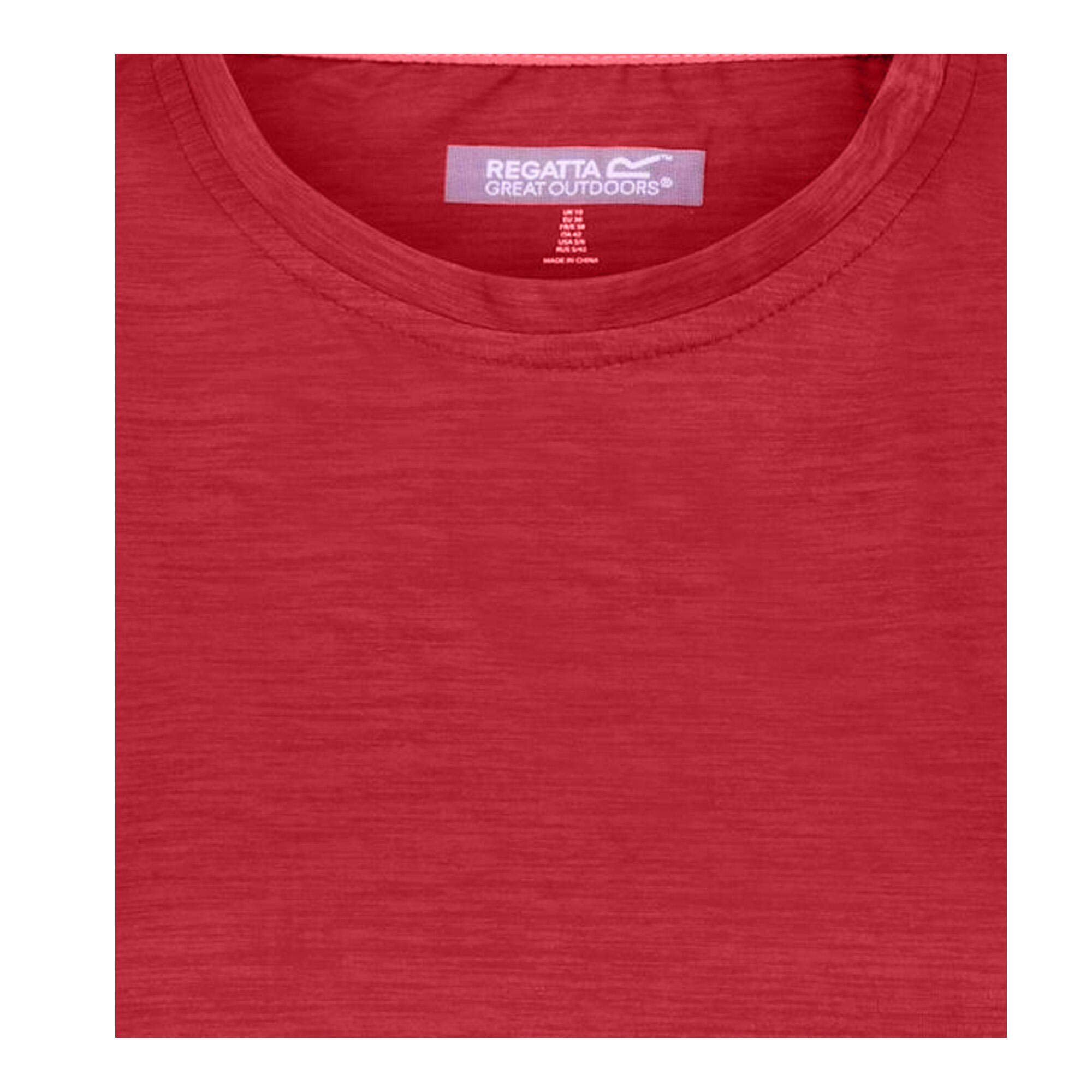 Dames Josie Gibson Fingal Edition Tshirt (Rumba-rood) 4/5