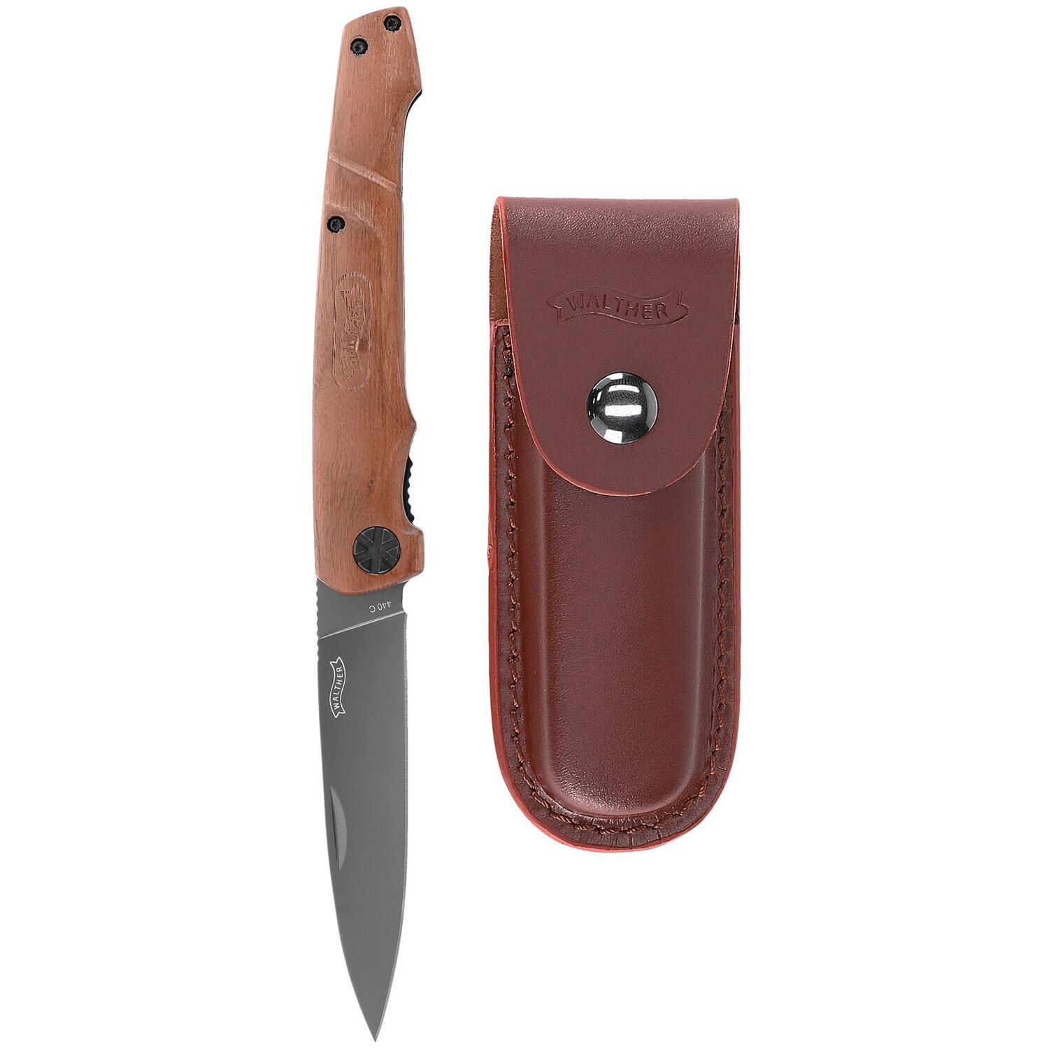 Walther Taschenmesser Wood BWK1 mit Walnussholz Griff 5/6