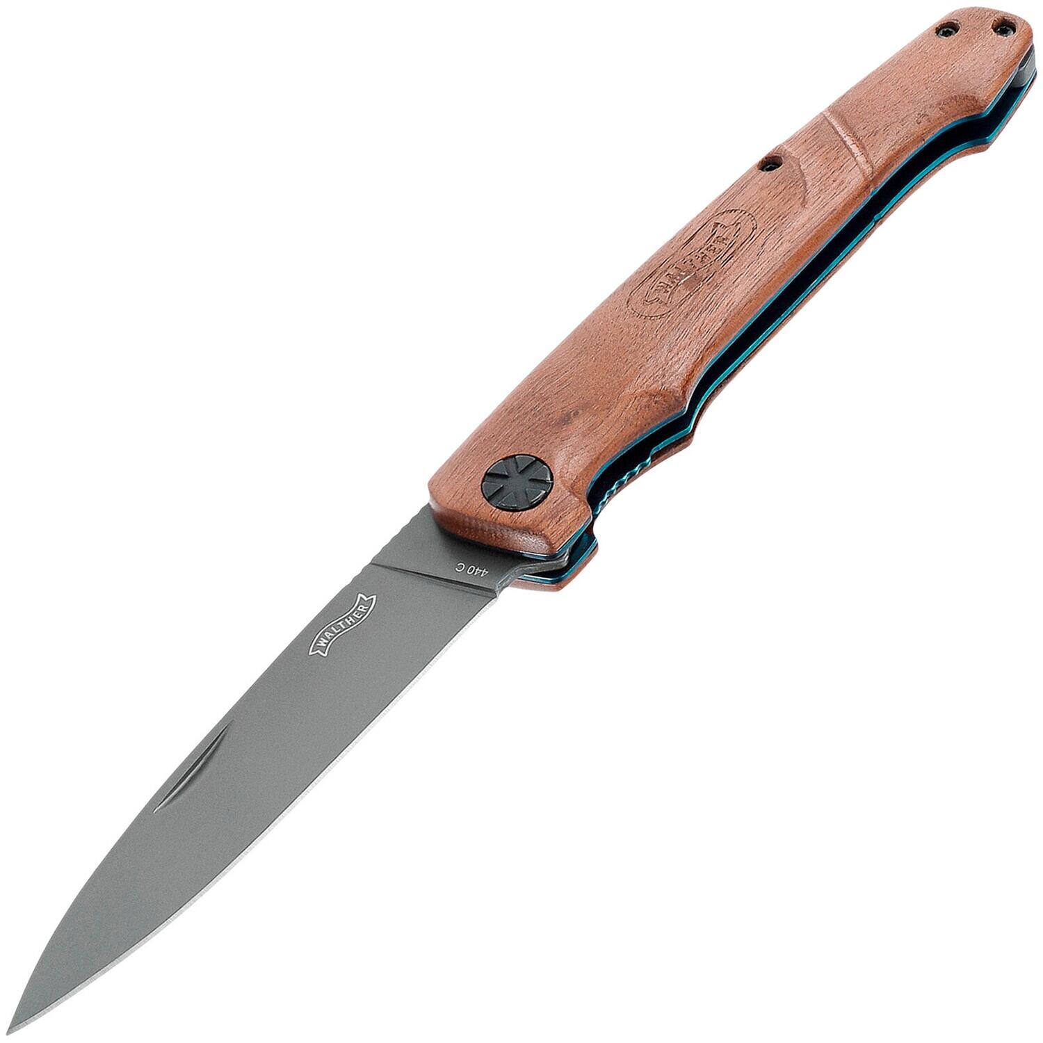 Walther Taschenmesser Wood BWK1 mit Walnussholz Griff 3/6
