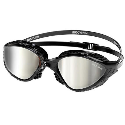 Lunettes de natation OzeanX Open Water et Triathlon Noir/Orange