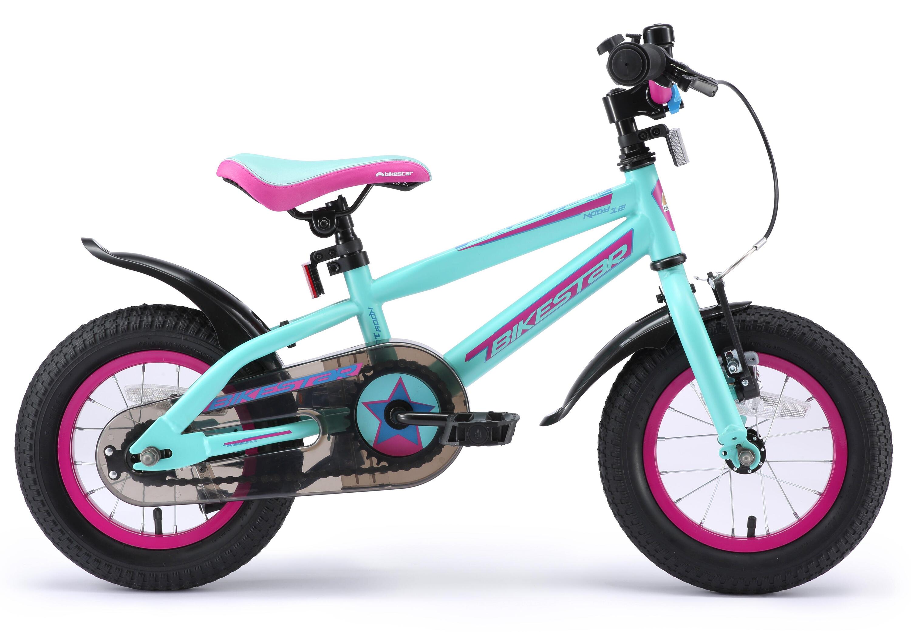 BIKESTAR Kinderfiets 12 inch vanaf 3 - 5 jaar, Urban Jungle