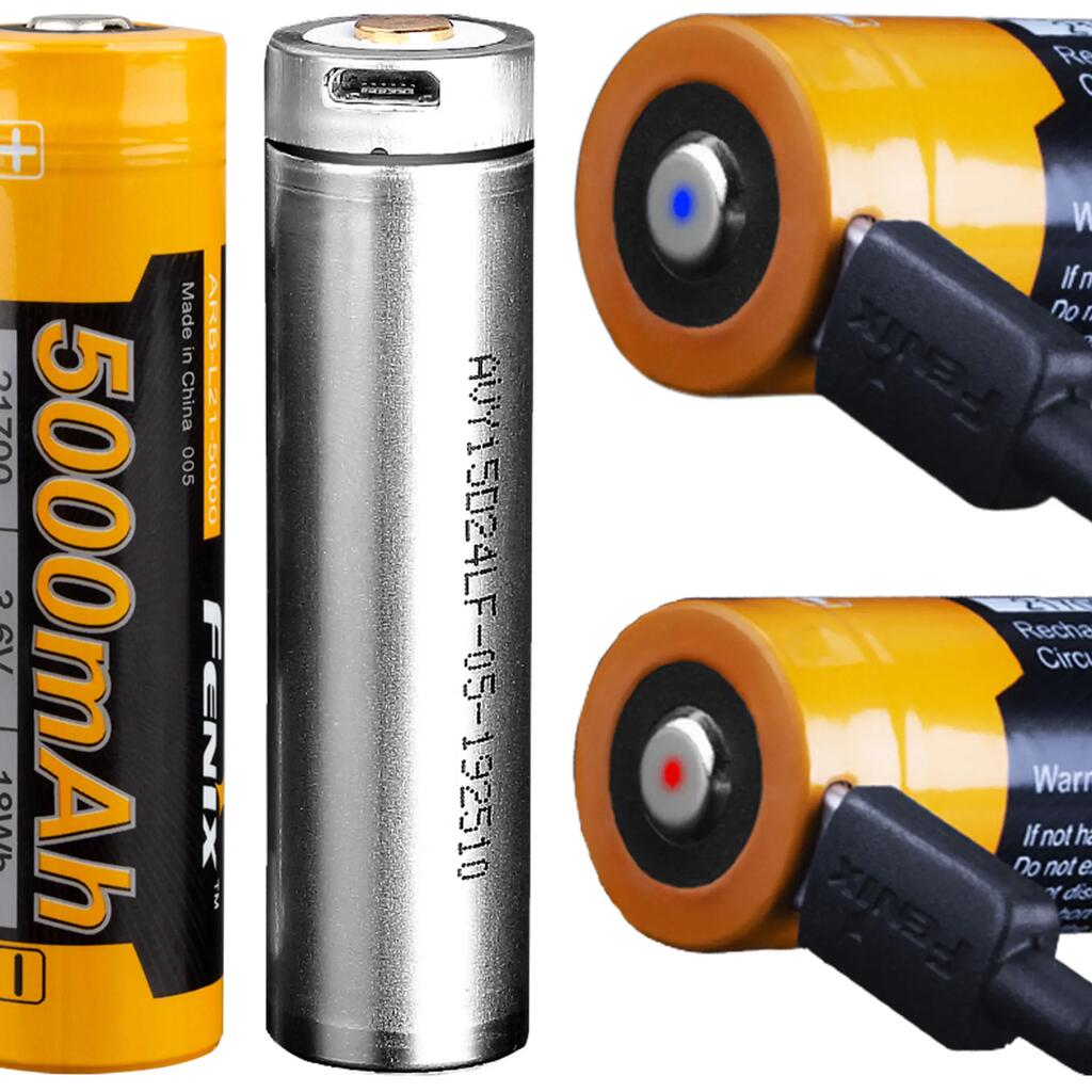 Rechargeable battery with micro usb port Fenix