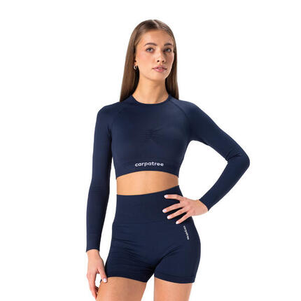 Carpatree Allure Nahtloses Damen-Trainings-Longsleeve