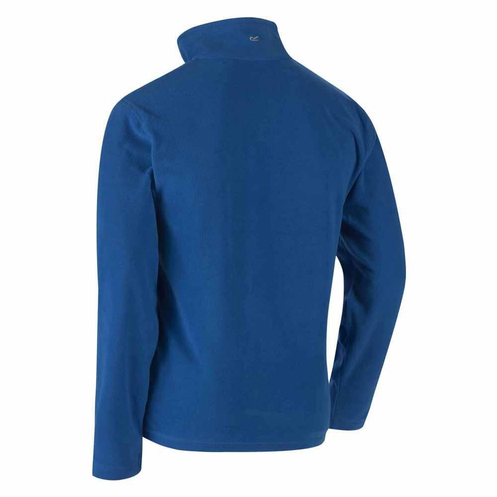 Polaire THOMPSON Homme bleu marine 100% polyester col zippé 2/4