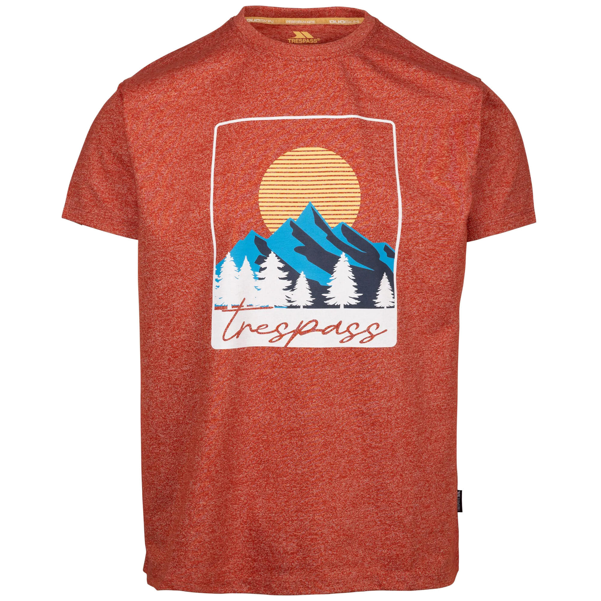 Heren Idukki TShirt (Gebrande sinaasappel) 1/5