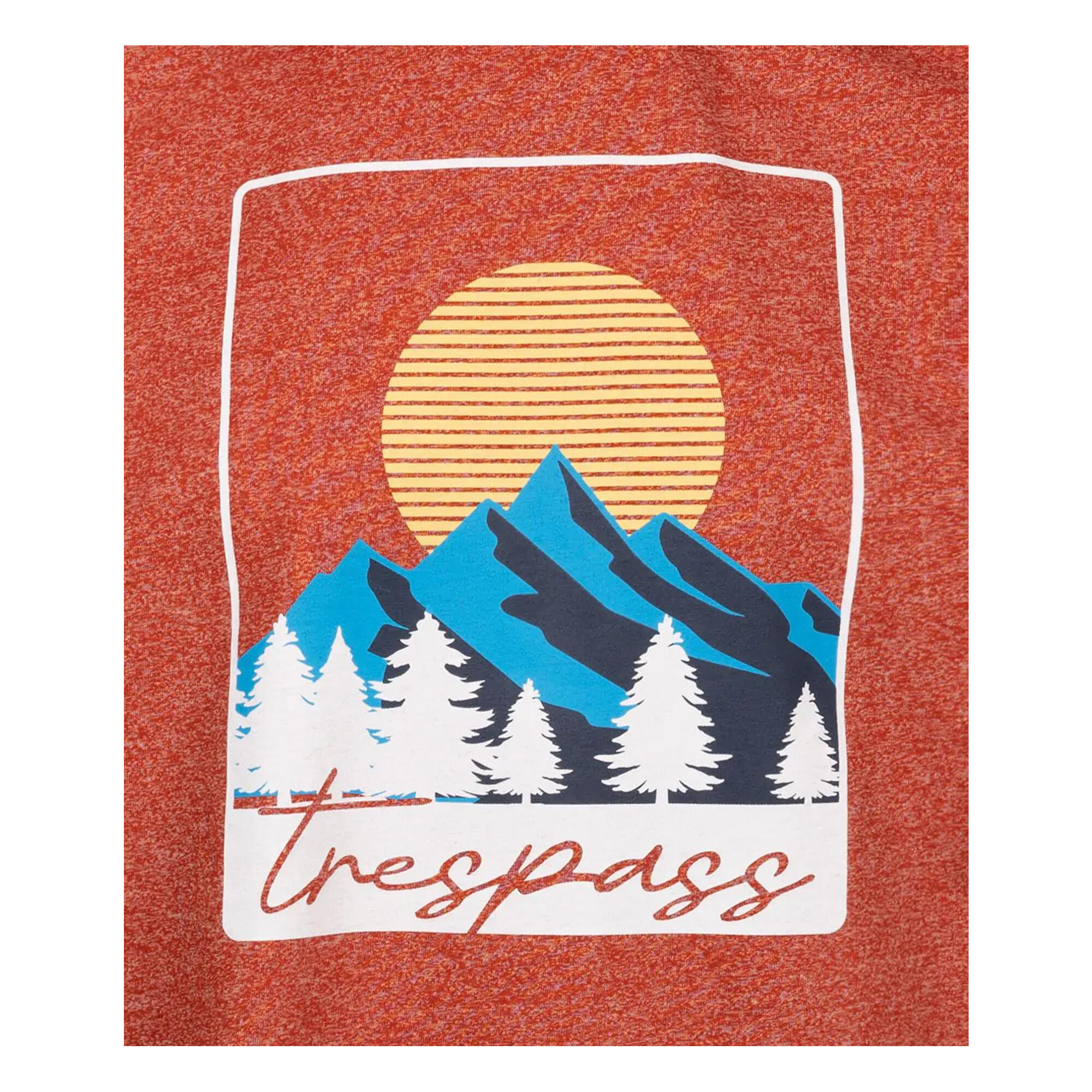 Heren Idukki TShirt (Gebrande sinaasappel) 3/5
