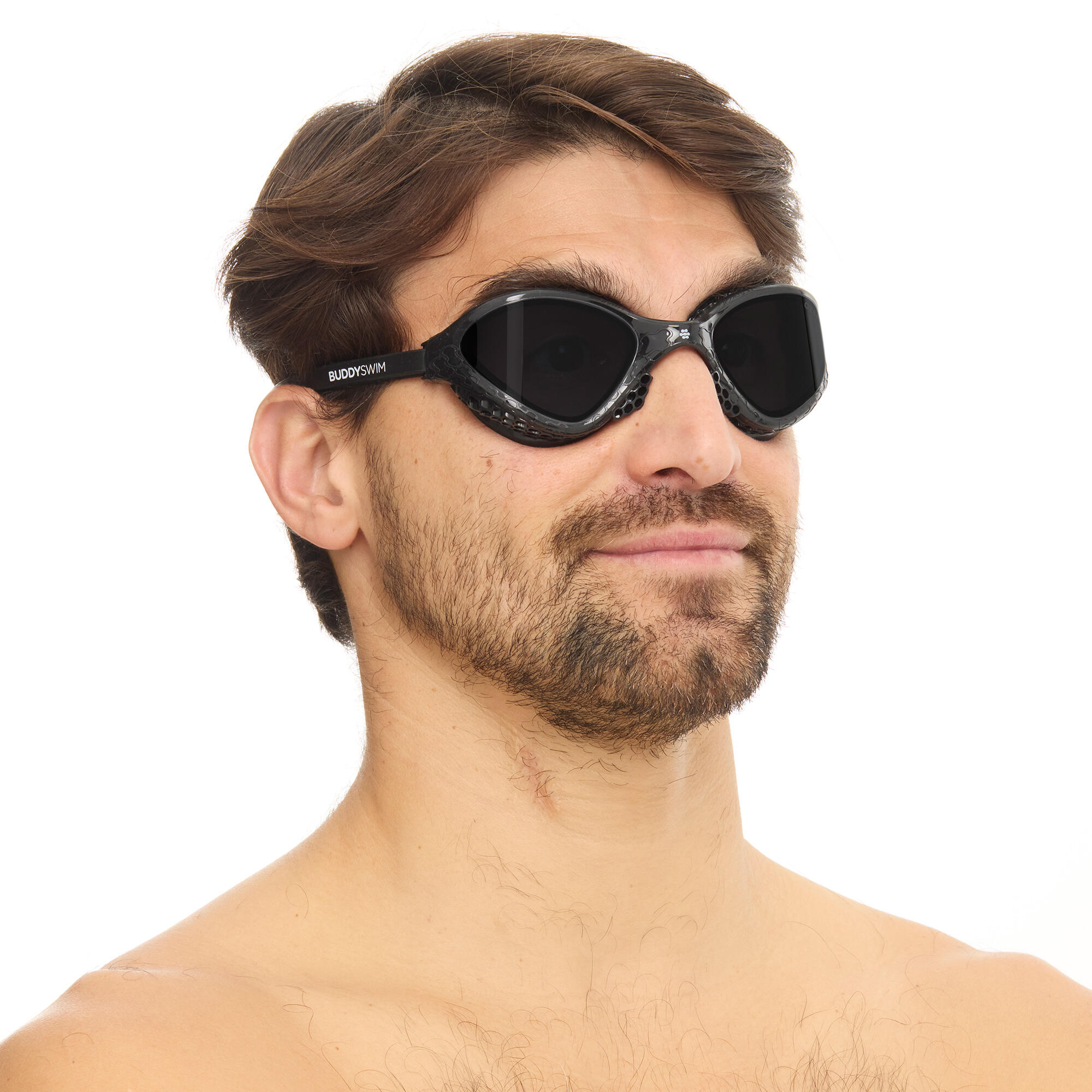 BuddySwim Ozean Lunettes Black/Smoke Eau Libre Triathlon Anti-Buée UV 4/6