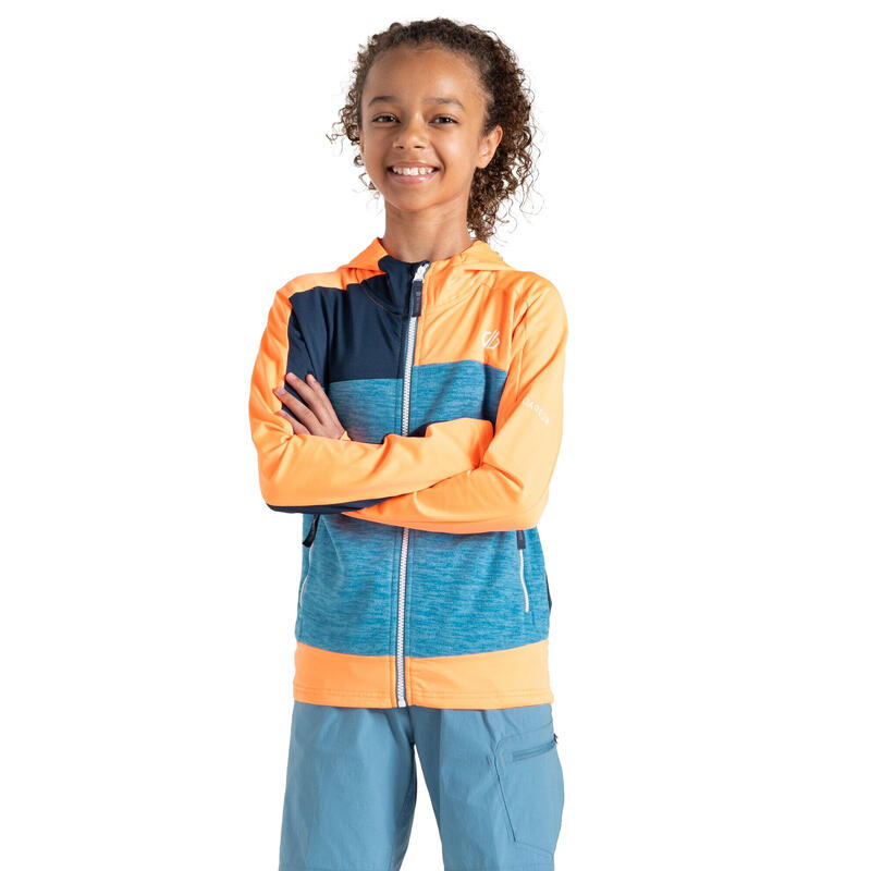 Veste De Sport THRIVING Enfant (Orange Vif / Bleu Pâle)