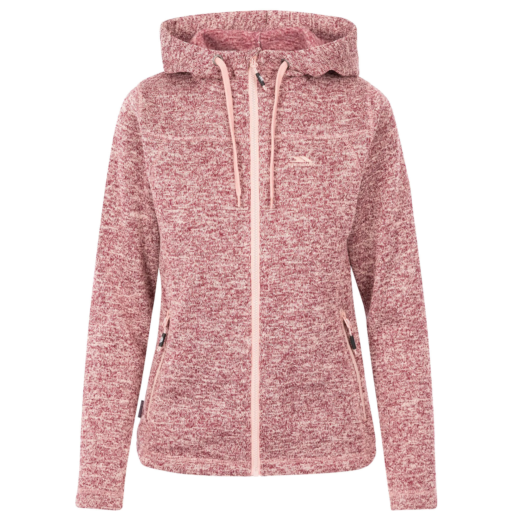 TRESPASS Dames Odella Fleece Jas (Rozentoon)