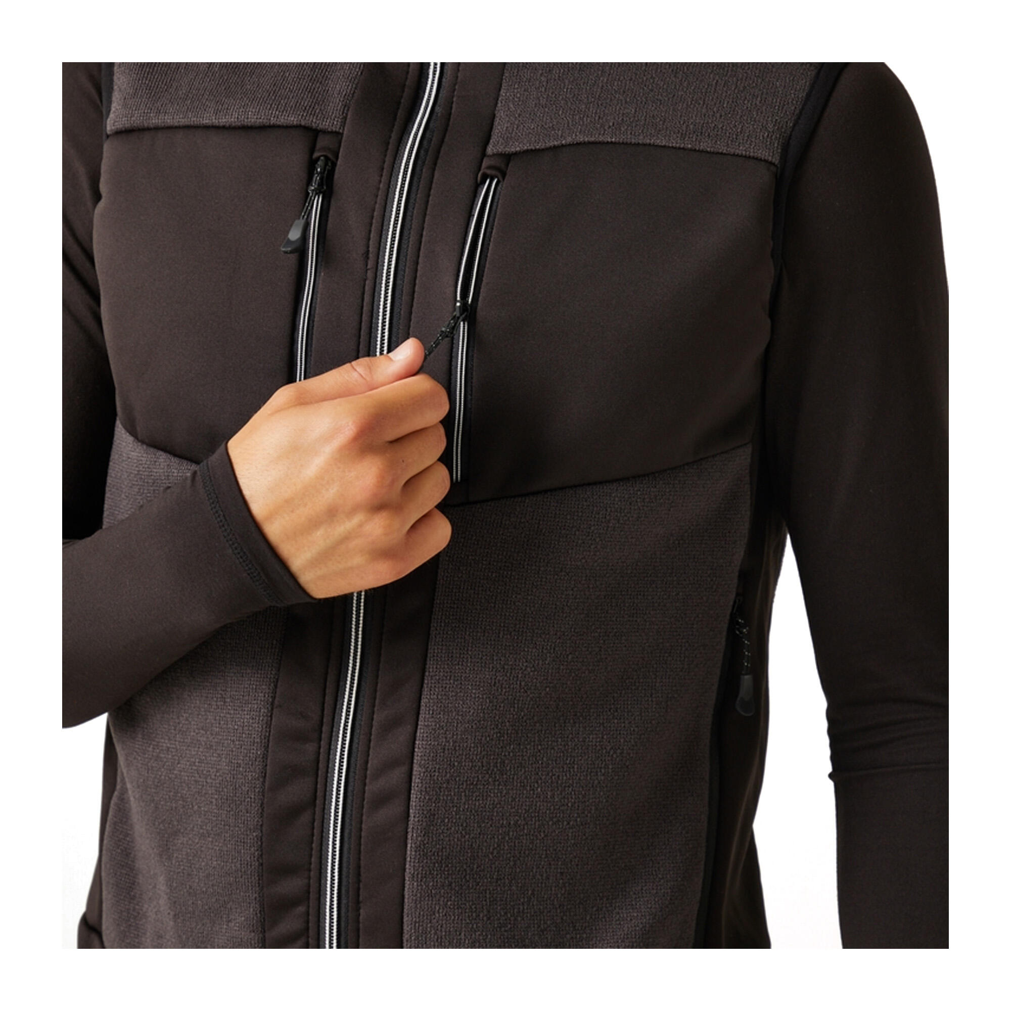 Stretch bodywarmer voor heren (As/Zwart) 4/5