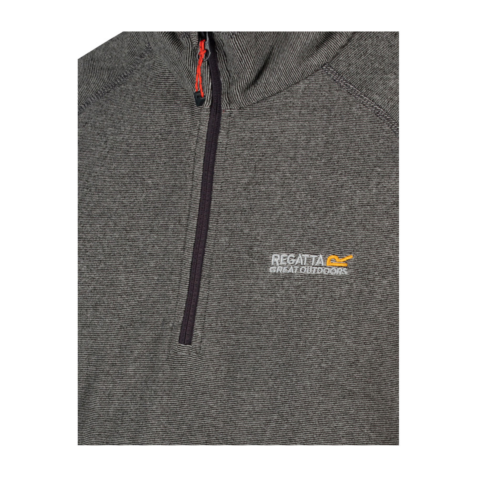 Great Outdoors Mens Montes Fleece Top (Light Steel) 3/5