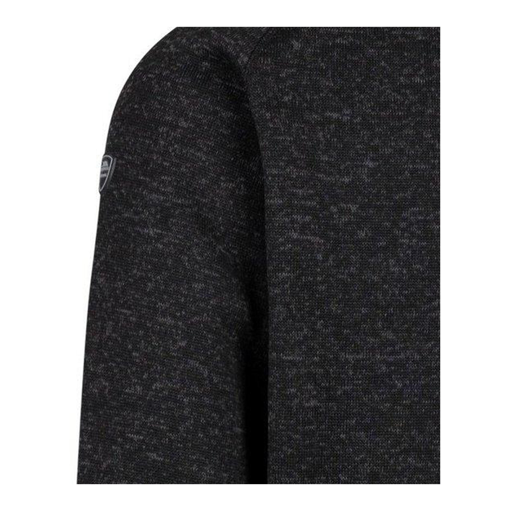 Felpa In Pile Mezza Cerniera Uomo Trespass Corsham Nero 4/5